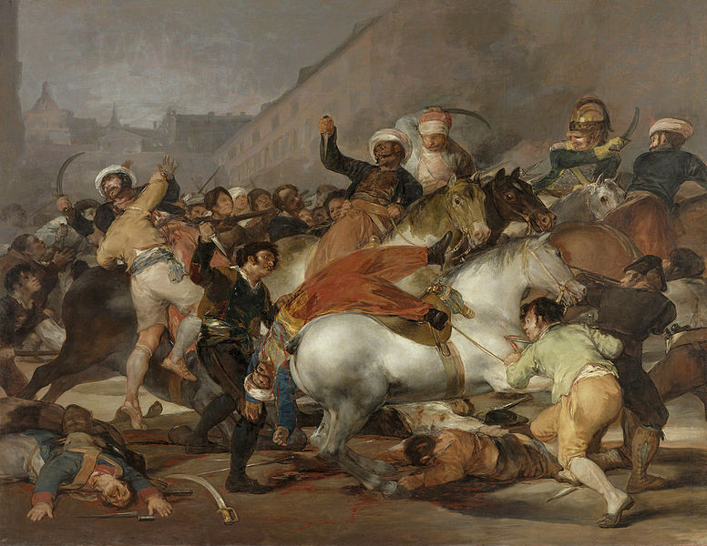El 3 de mayo en Madrid, el cuadro mas emblemático de Goya