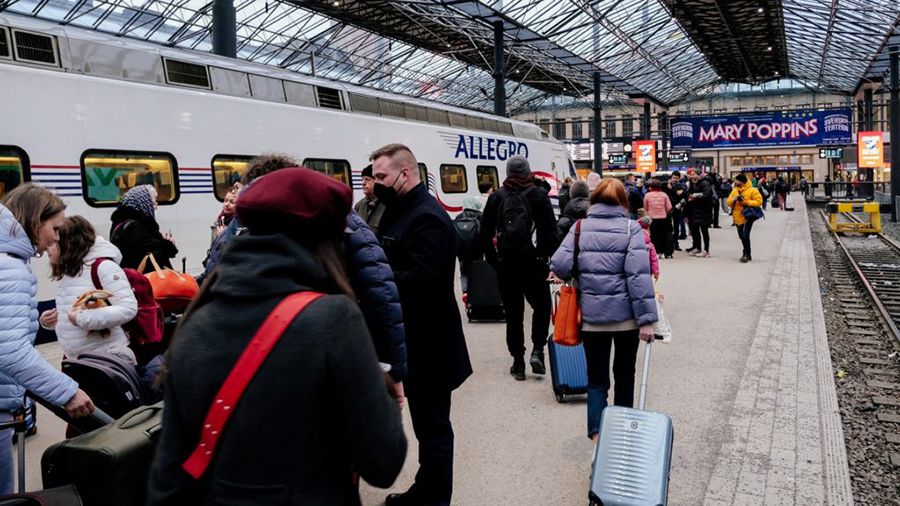 El último tren a Finlandia que sale desde Rusia ha arribado