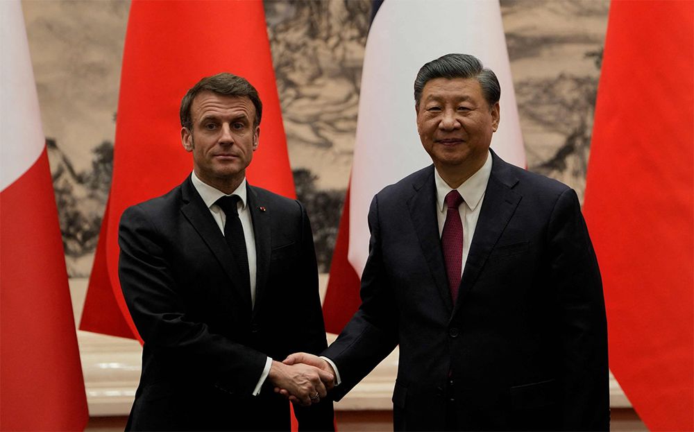 Emmanuel Macron y Ursula von der Leyen en busca de una relación pragmática con China