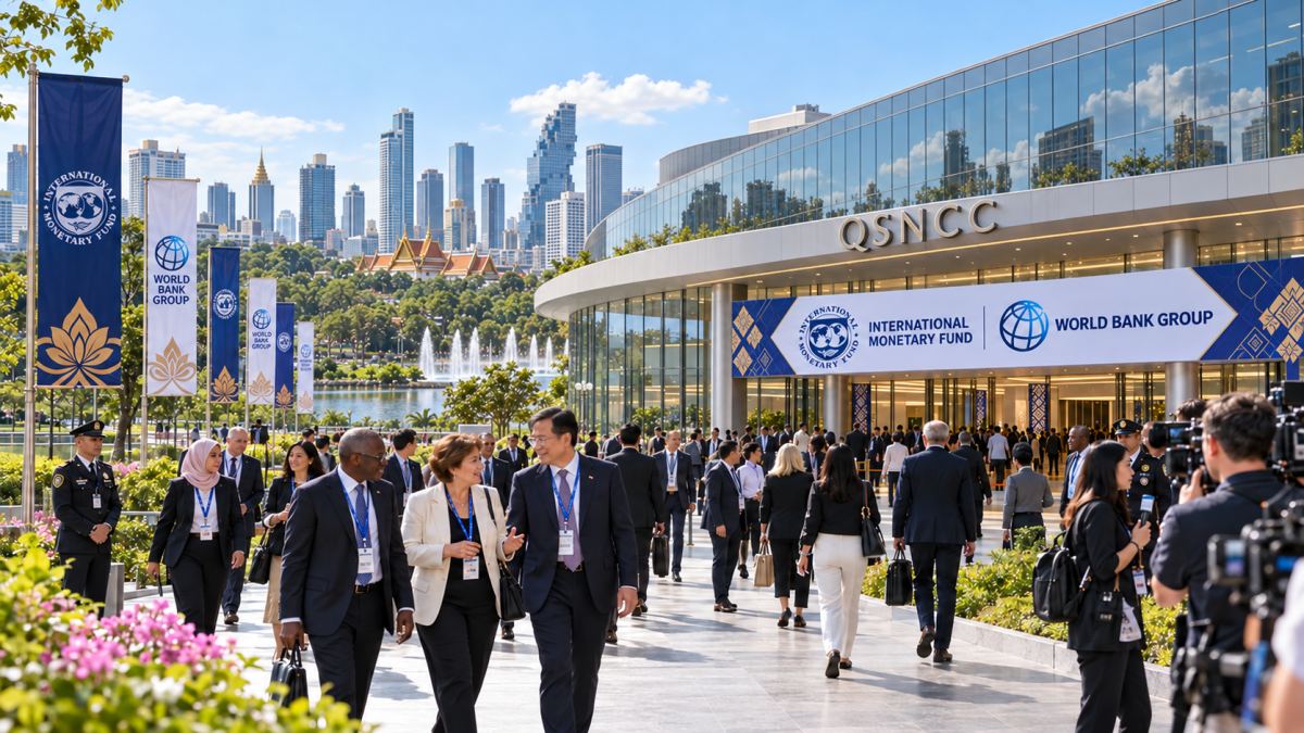 Bangkok hosts the IMF and World Bank meetings on October 12, 2026