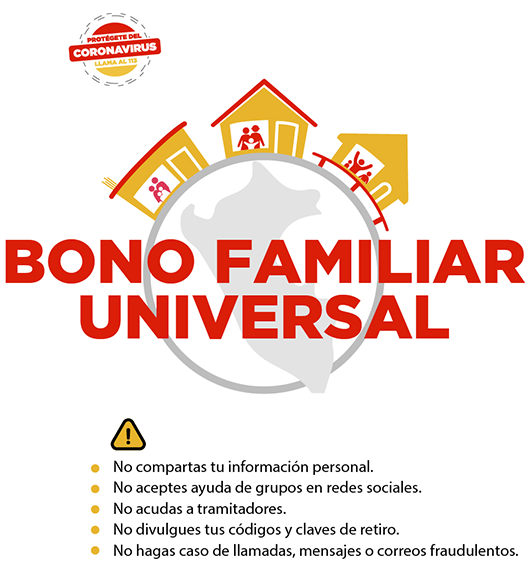 Bono Familiar Universal de 760 de bajos recursos a tener cuidado con los estafadores