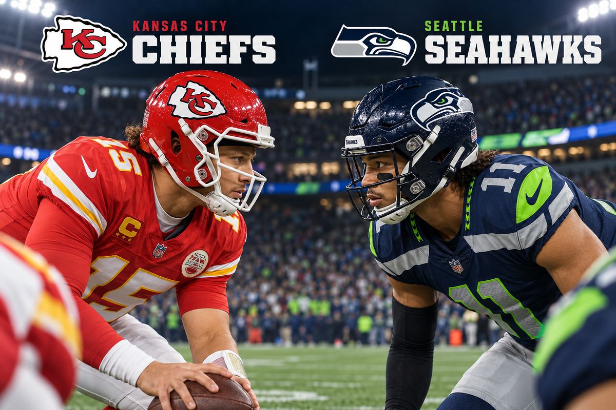 Kansas City arrives at Lumen Field undefeated; the Seahawks come in with two consecutive losses.