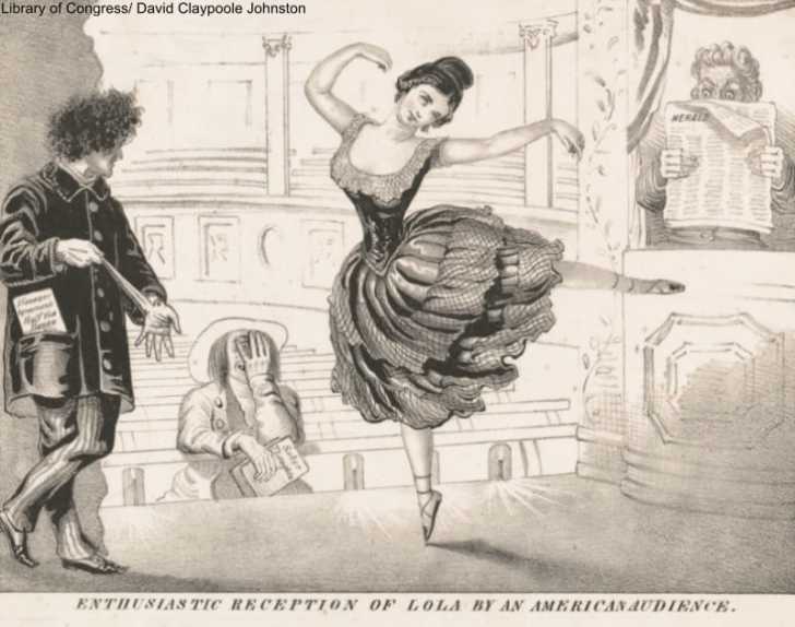 Lola Montez La Bailarina española que era Irlandesa y conmociono la Corte Bávara