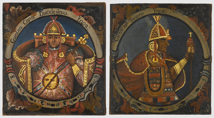 Retratos de los Reyes Incas en Brooklyn