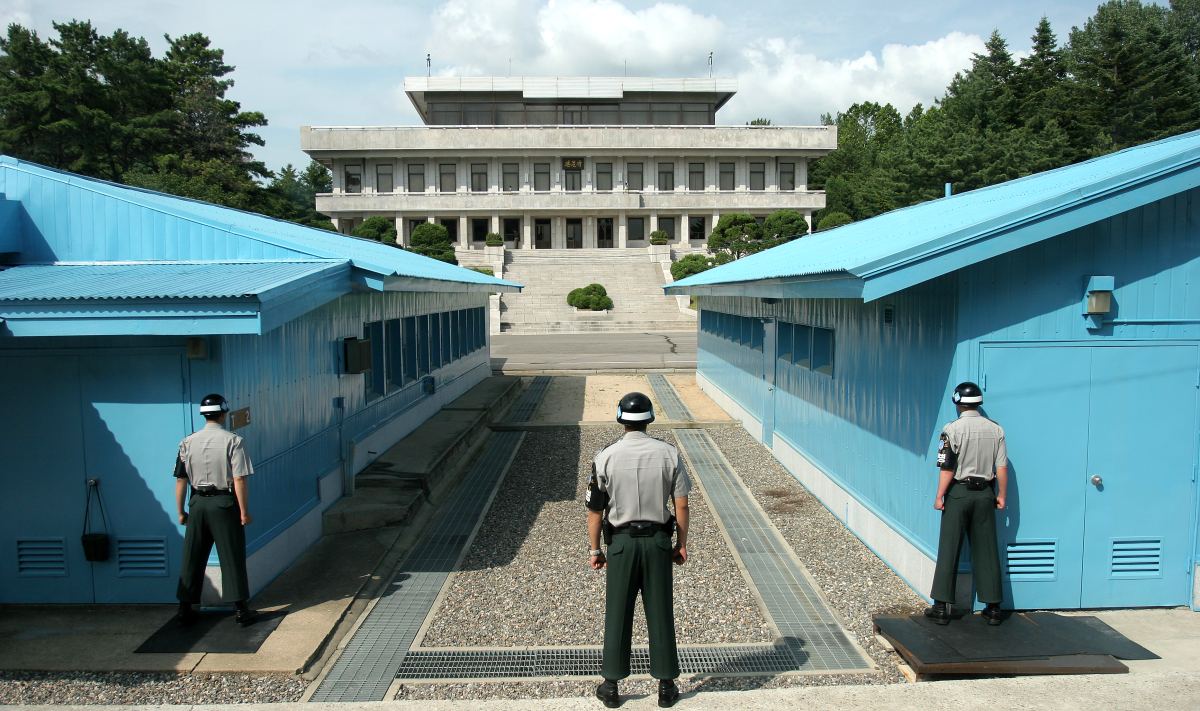 Panmunjom in the Korean Demilitarized Zone