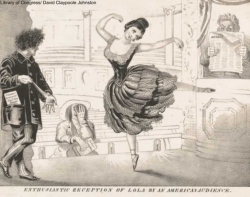 Lola Montez, La Bailarina española que era Irlandesa y conmociono la Corte Bávara