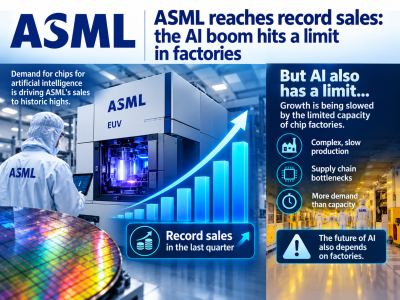 ASML posts record sales as the AI boom runs up against factory capacity
