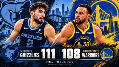 Memphis firma un cierre de 17-2 y derrota 111-108 a Golden State en San Francisco