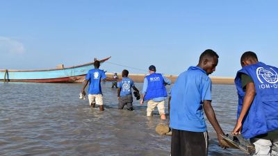 ジブチ沖で移民船が沈没　139人死亡、84人行方不明