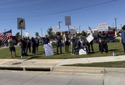 No Kings protest in Allen, Texas