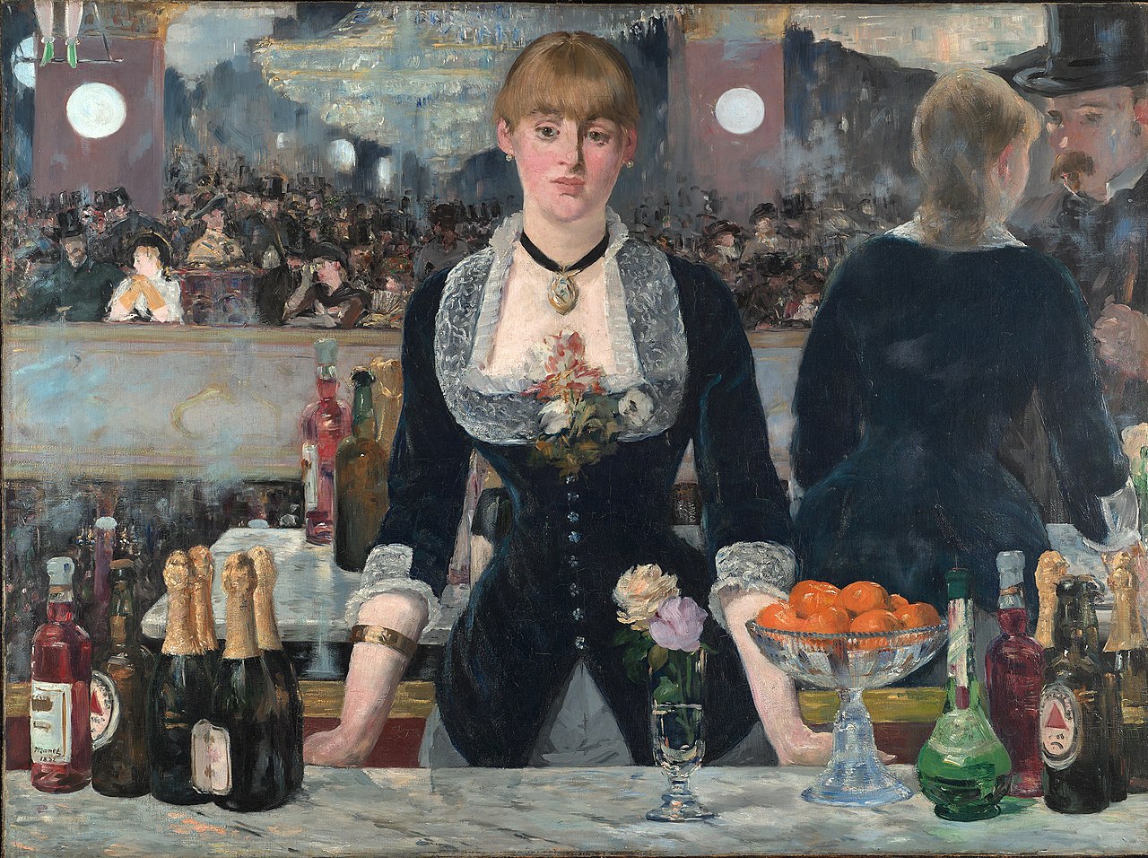 "A Bar at the Folies-Bergère" (1882) by Édouard Manet