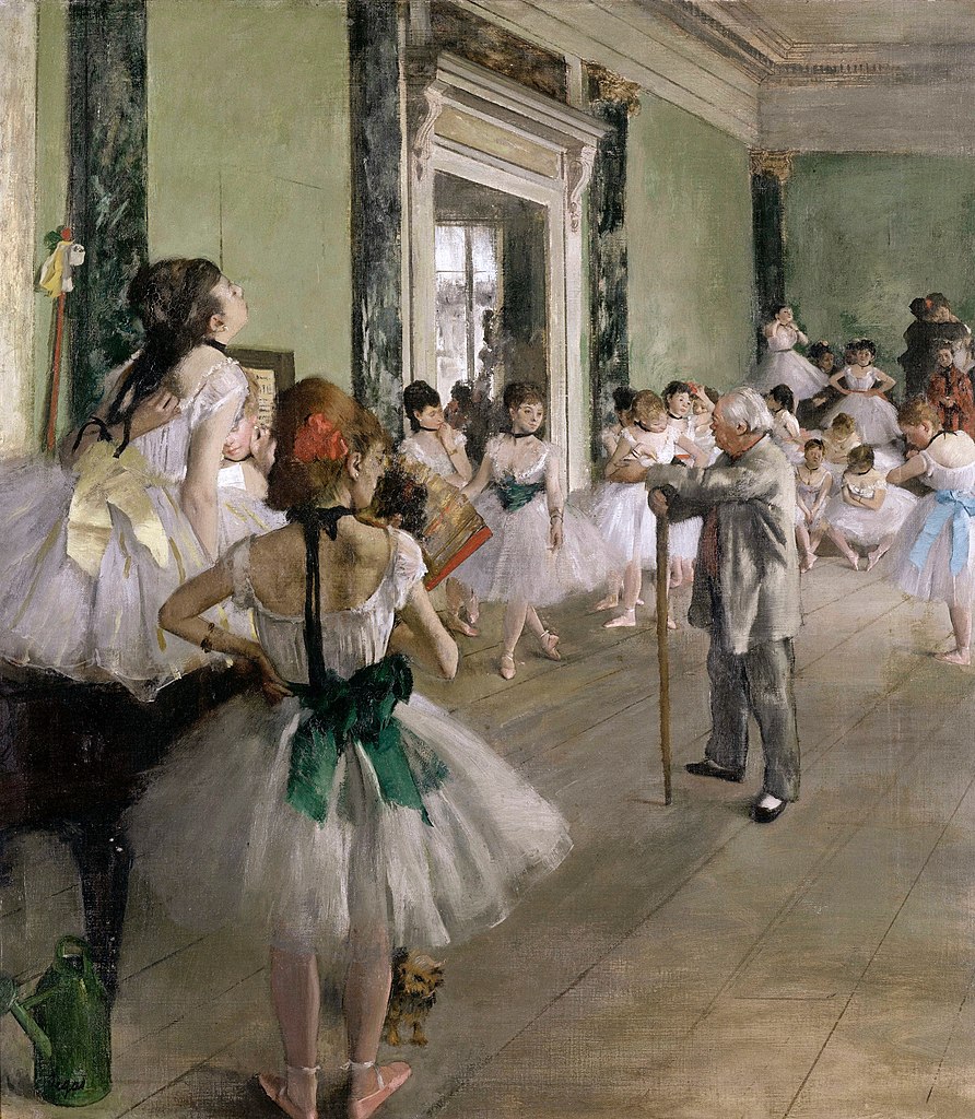 La clase de ballet 87-87 de Edgar Degas
