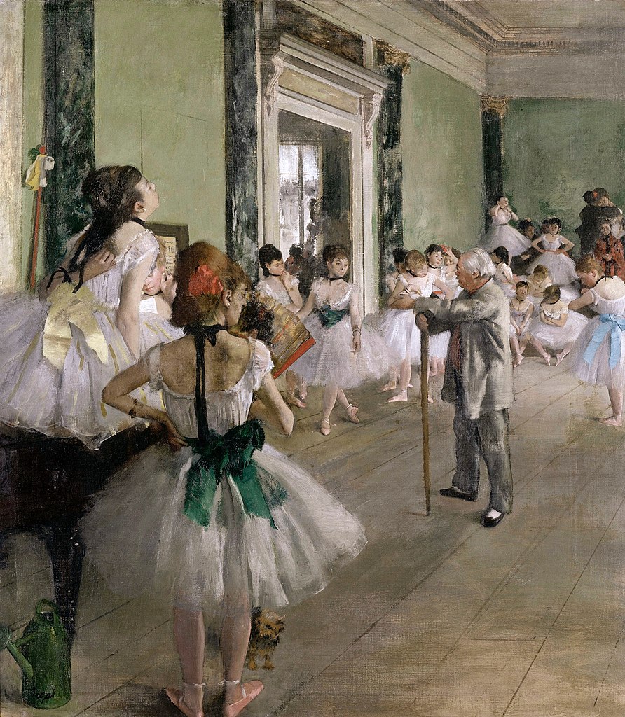 "The Ballet Class" (1871-1874) by Edgar Degas