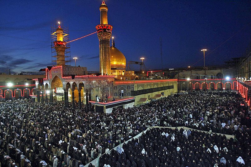 Mezquita Imam Hussain en Karbala, Irak