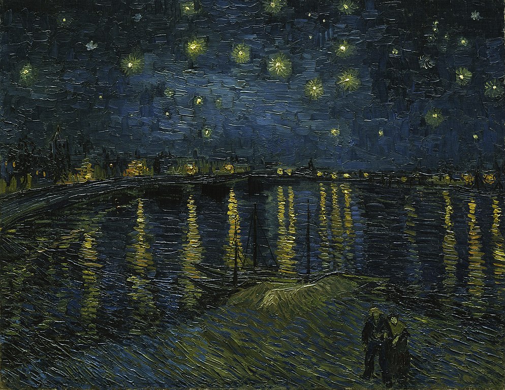 "The Starry Night over the Rhône" (1888) by Vincent van Gogh